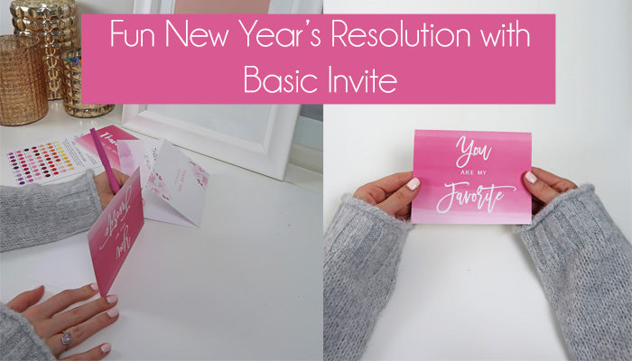 A Fun New Year's Resolution with Basic Invite