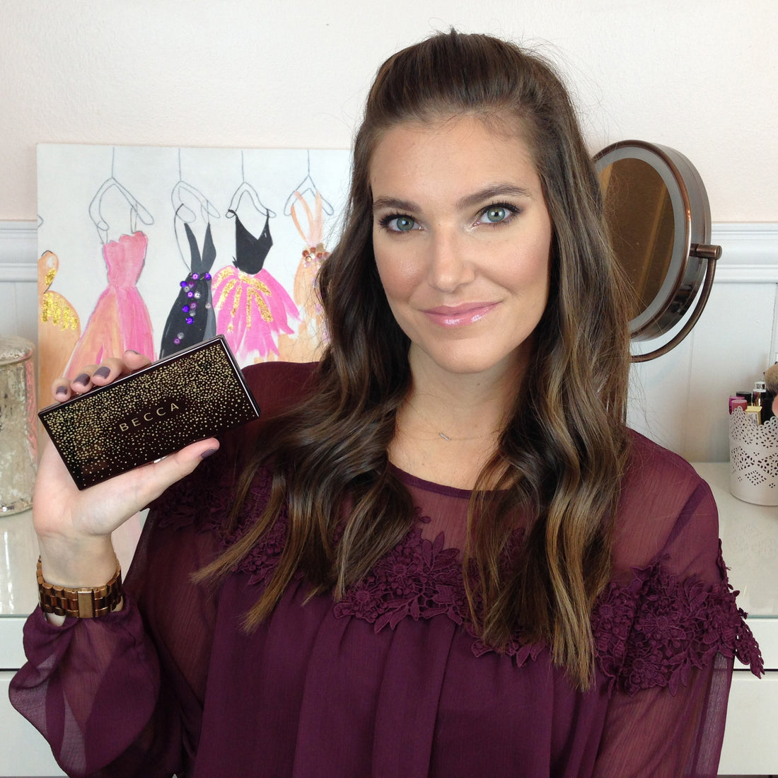 becca blushed with light palette