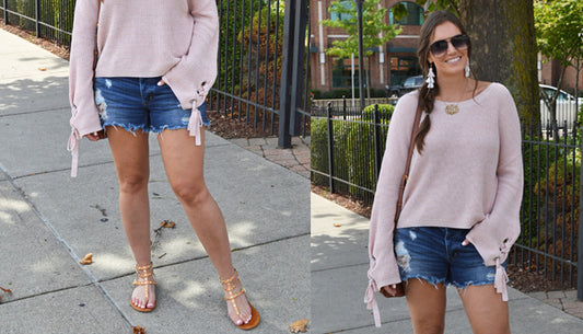 Bell Sleeve Sweater -- End of Summer Uniform