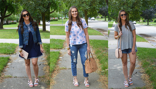 Friday Fave: Lace-Up Pom Sandals
