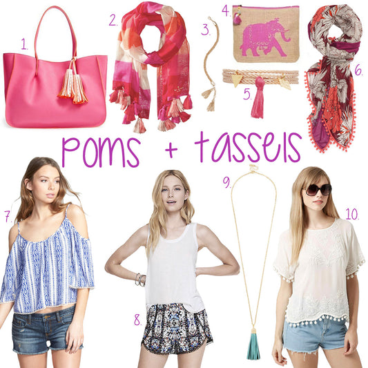 Currently Trending: Poms & Tassels