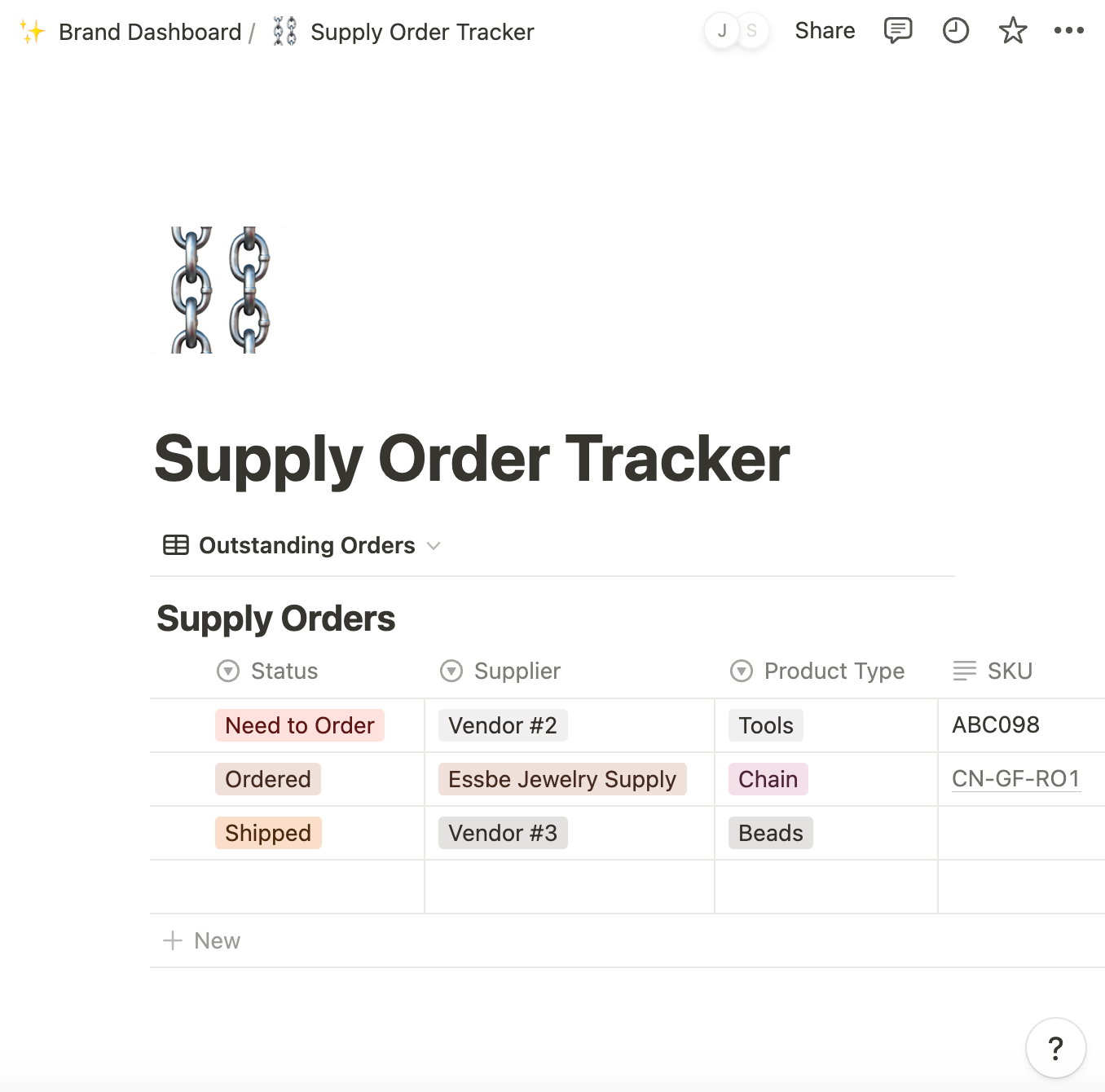 Notion Brand Dashboard