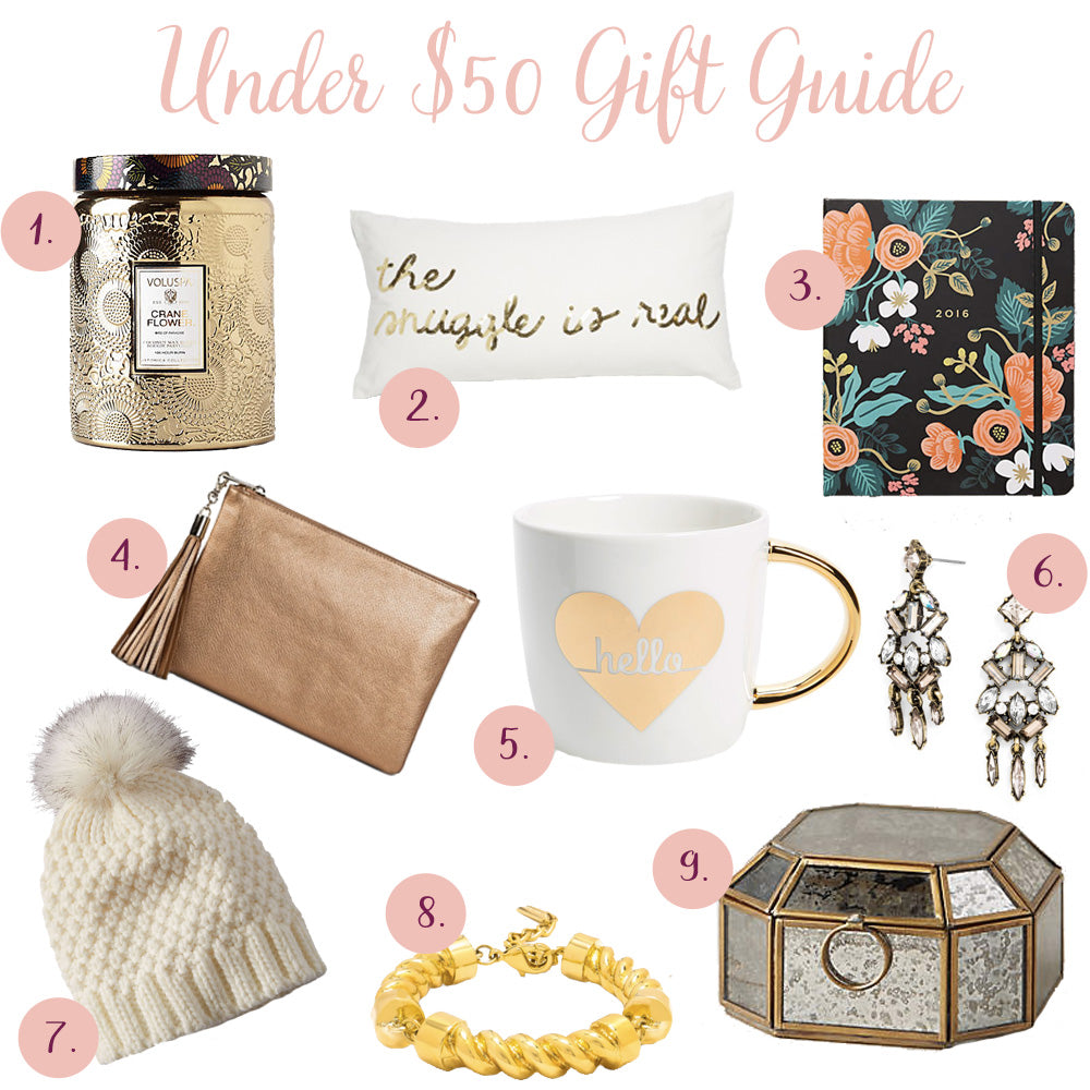 Under $50 Gift Guide + Cyber Monday Deals