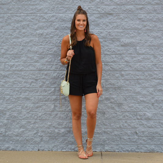 Black Romper on Repeat