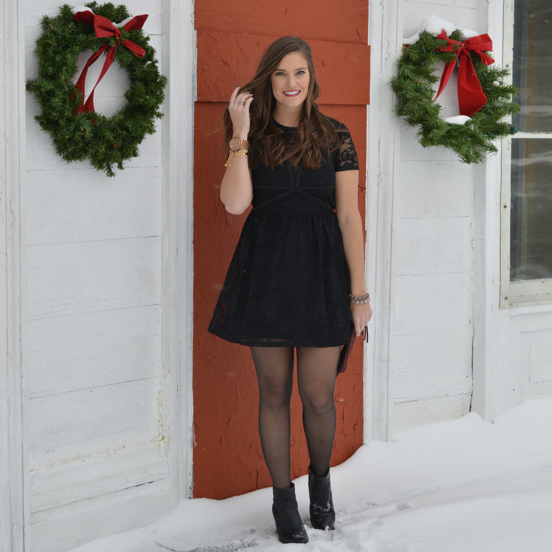 Perfect Lace LBD for Winter