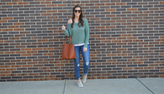 Weekend Style: Sneakers and a Casual Sweater