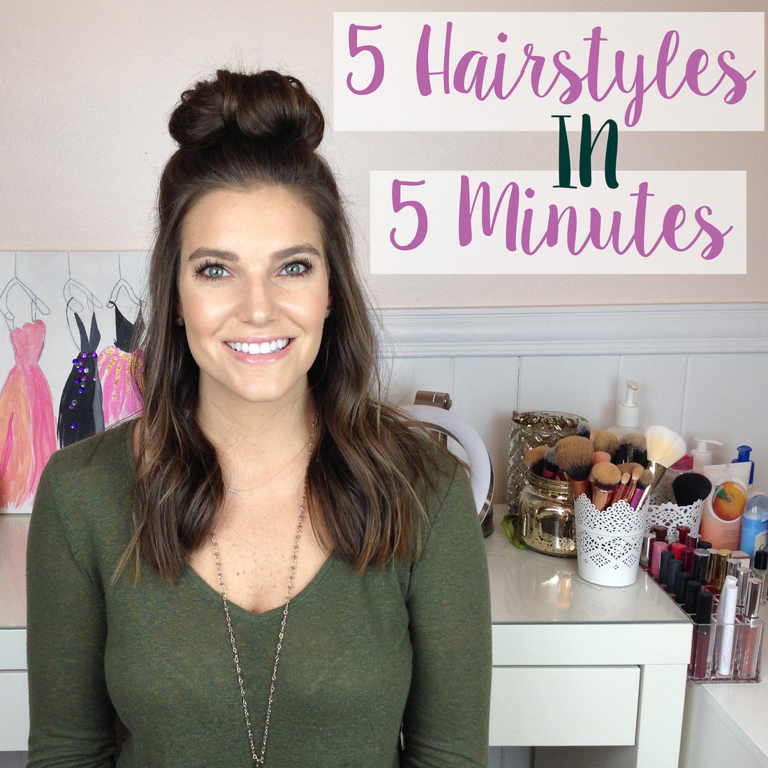 5 Hairstyles in Under 5 Minutes