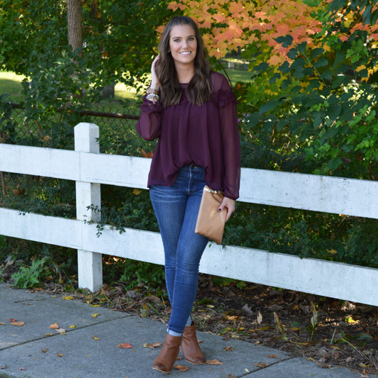 Gorgeous Lace Applique Blouse