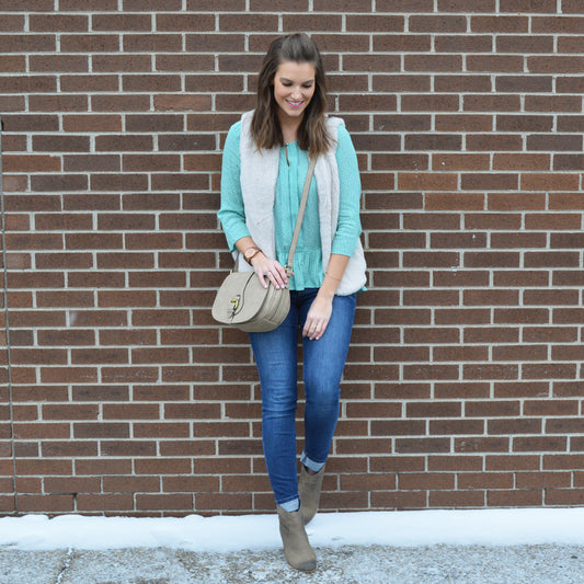 Polka-Dot Minty Fresh Top