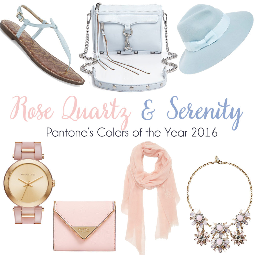 Pantone Colors of the Year 2016: Rose Quartz & Serenity
