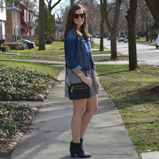 Striped Swing Dress