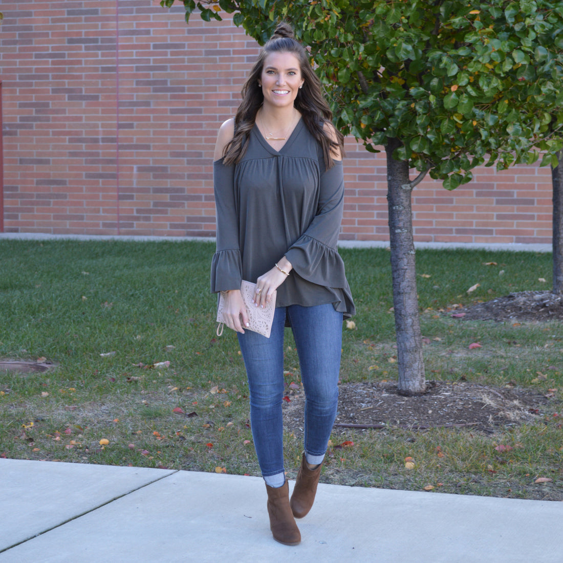 Gorgeous Olive Tunic + New Fall Accessories