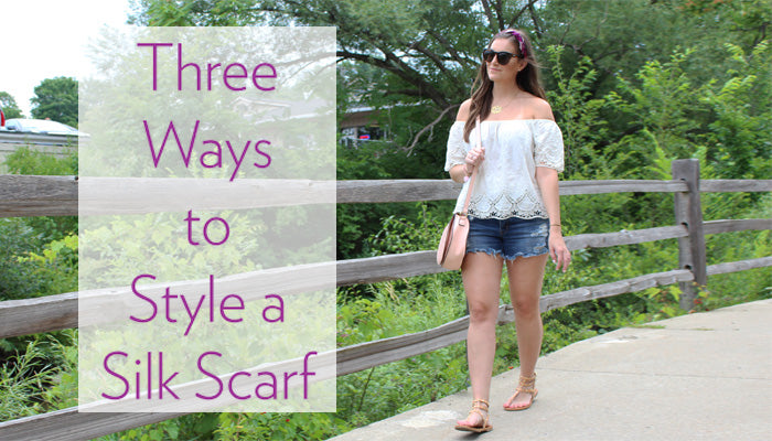 3 Ways to Wear a Silk Scarf