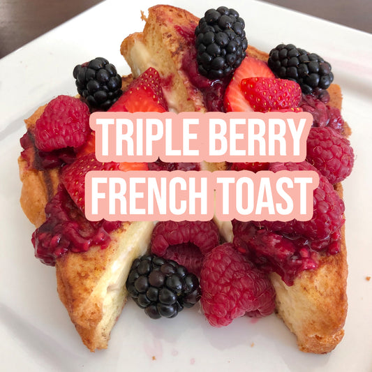 Triple Berry Stuffed French Toast