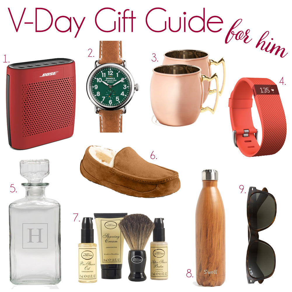 Valentine's Day Gift Guide for Him 2016